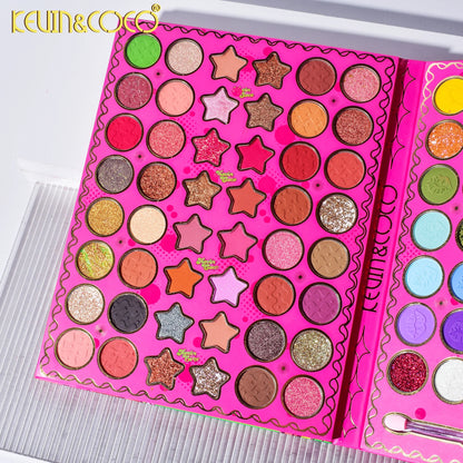 Kevin & Coco 80 Color Star Girl Eyeshadow Palette