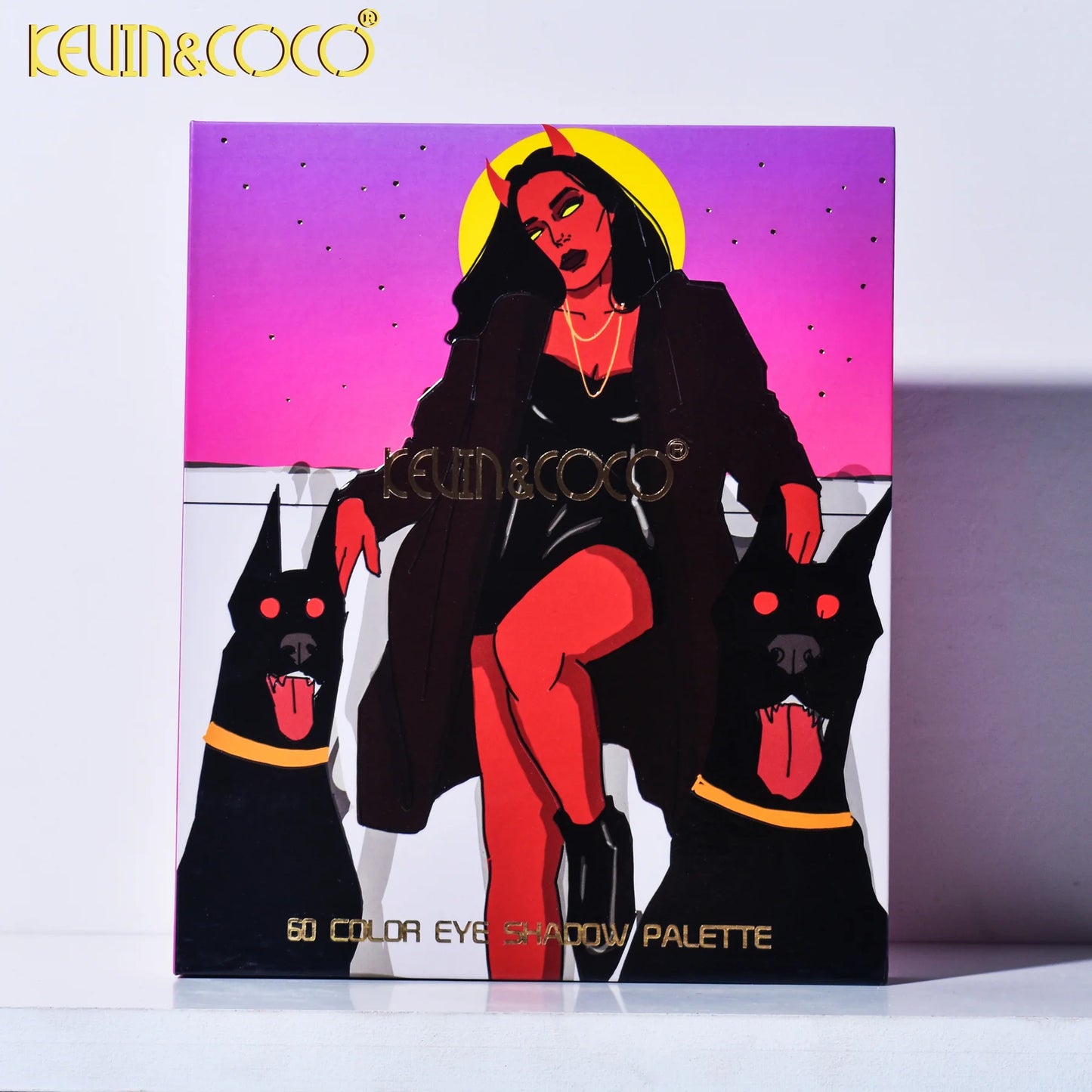 Kevin & Coco Halloween Edition 60 Color Lady Enigma Eyeshadow Palette KC234240