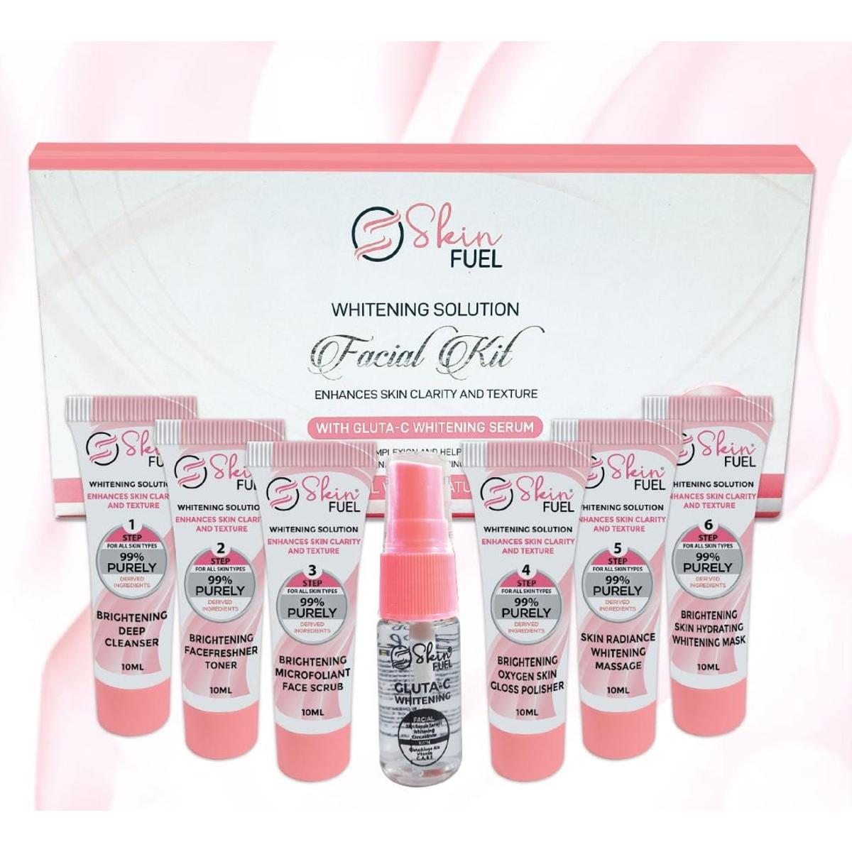 Skin Fuel Whitening Solution Facial Kit With Gluta-C Serum