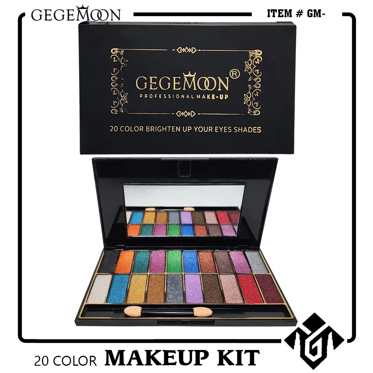 Gegemoon 20 Color Brighten Up Your Eyes Shades Eyeshadow Palette