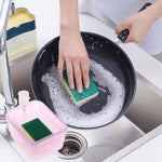 Soap Dispenser With Sponge Holder Square Shape Large Capacity