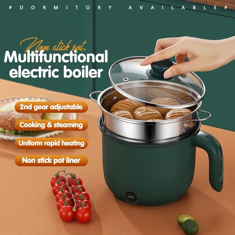 Mini Electric Multifunctional Potable Cooking Pot Rice Cooker Non Stick