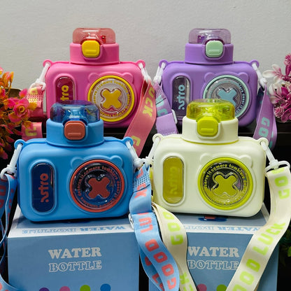Cute Portable Camera Water Bottle 600ml