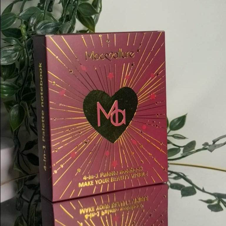 Mocallure Make Your Beauty Visible 4-in1 Mini Notebook Palette