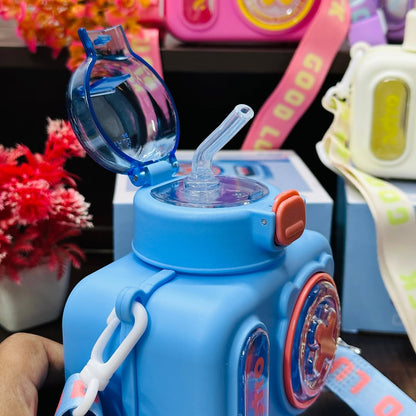 Cute Portable Camera Water Bottle 600ml