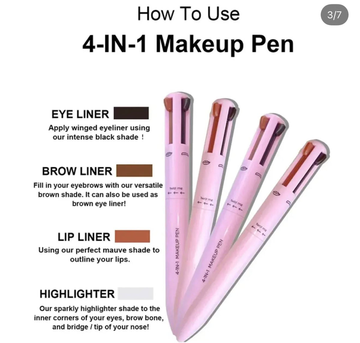 Hudamoji 4in1 Makeup Touchup Pen
