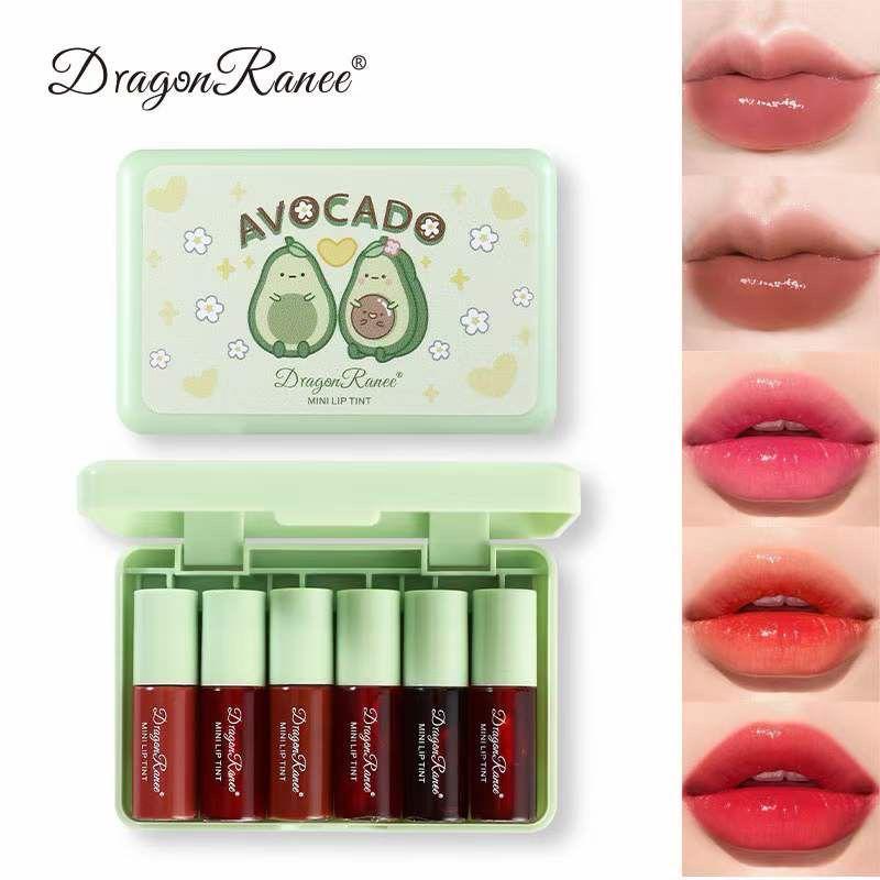 Dragon Ranee  Avocado Mini Lip Tint 6Pcs Set