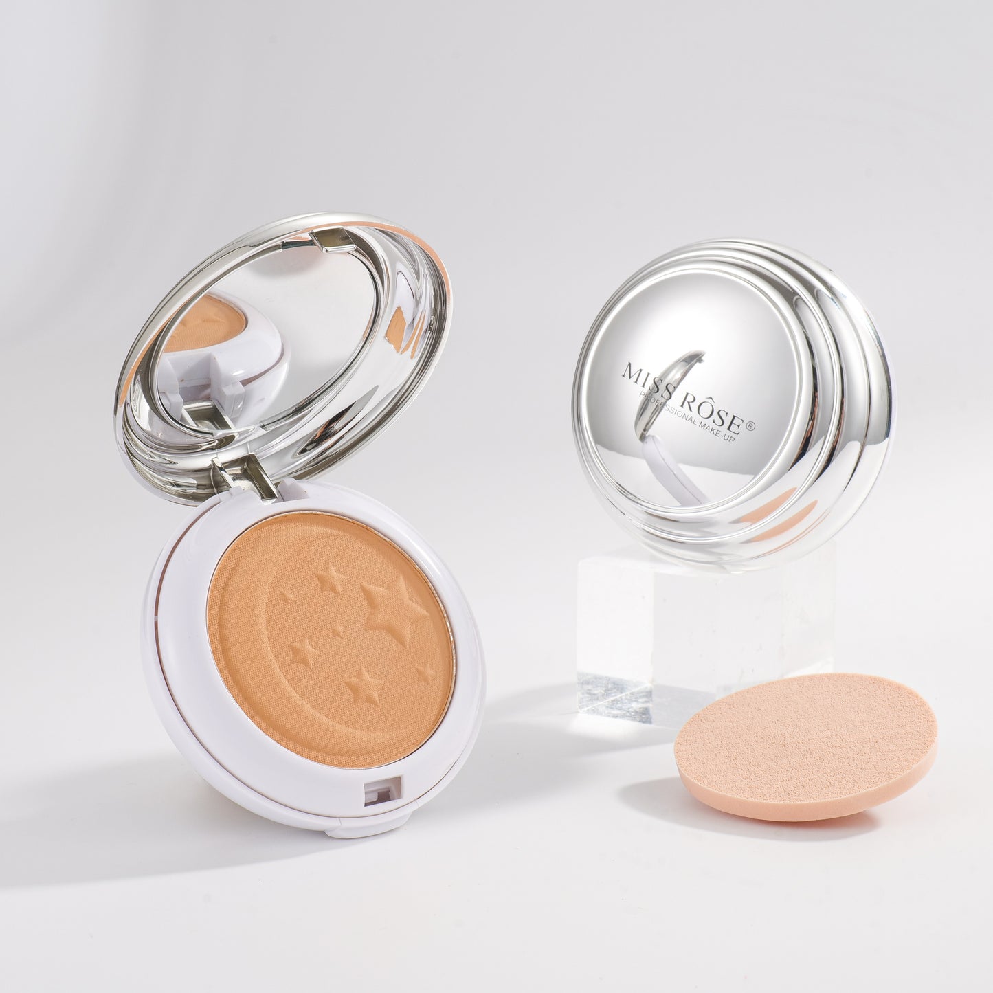 Miss Rose 2 in 1 Compact Powder