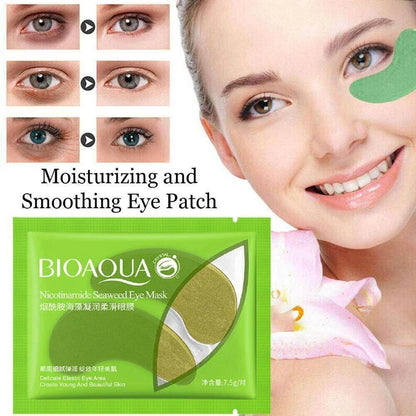 BIOAQUA Nicotinamide Seaweed Eye Sheet Mask Pack Of 3