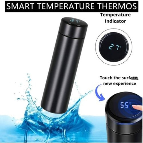 Temperature Display Thermos Water Bottle 500 ML