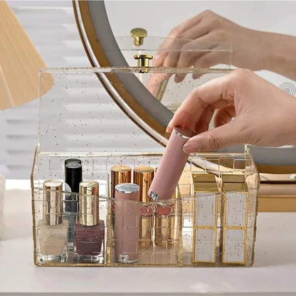 Multipurpose Luxury Acrylic Dustproof Makeup Cosmetic Organizer