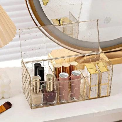 Multipurpose Luxury Acrylic Dustproof Makeup Cosmetic Organizer
