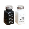 Salt And Pepper Glass Material Dispenser 2Pcs Set