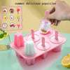 Mini Silicon Cute Shape Popsicle Ice Cream Mold Reusable DIY Homemade Ice Cream Maker