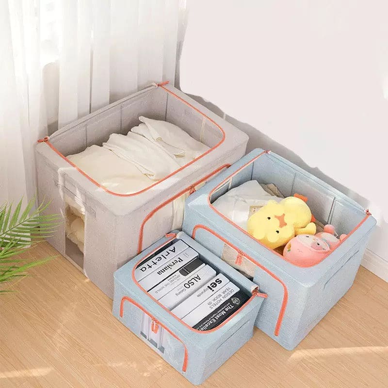 Portable Printed Large Capacity Closet Storage Organizer Waterproof