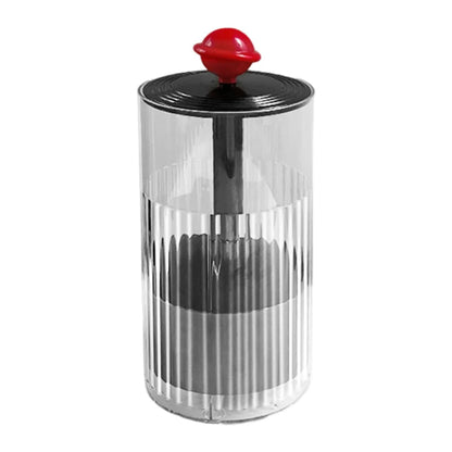 Automatic Push Up Lifting Transparent Countertop Cosmetic Makeup Brush Holder