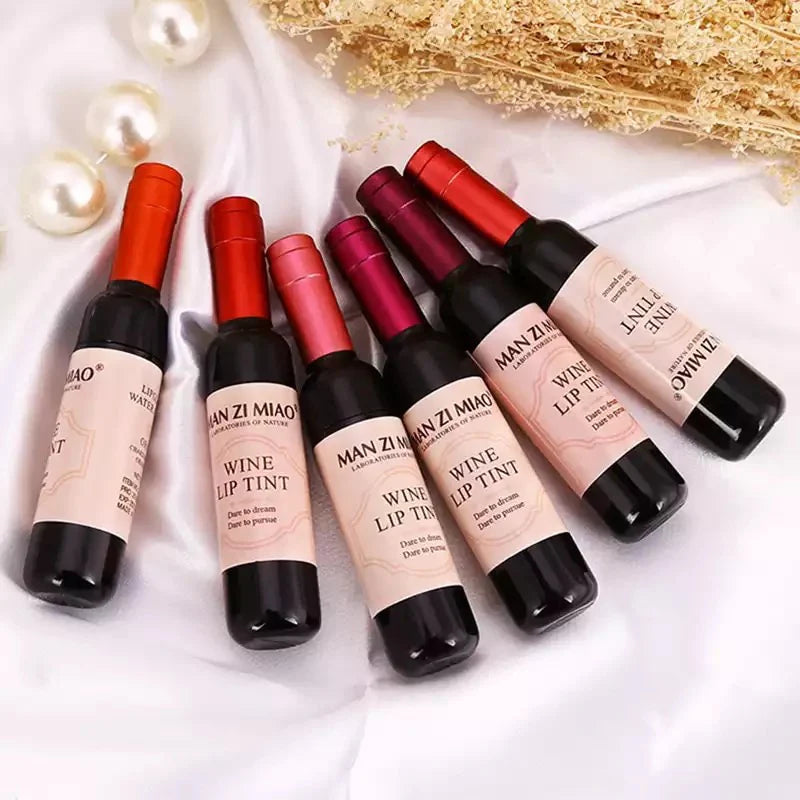 Man Zi Miao Vine Lip Tint Natural Liquid Long Lasting 6 Color Set