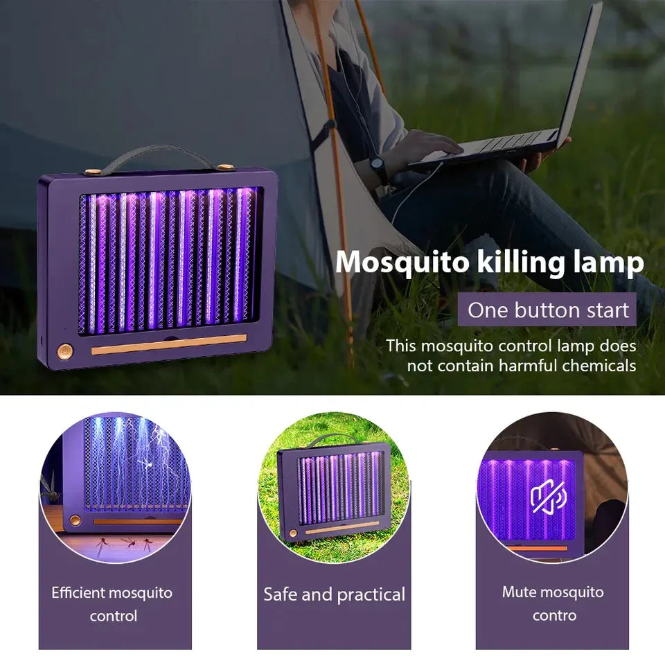 Wall Mounted Portable Electric Mosquito Killer Insect Repellent Desk Lamp