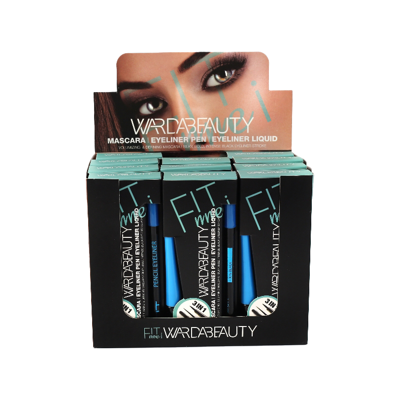 Warda Beauty 3in1 Liner Mascara Eyebrow Pencil Set