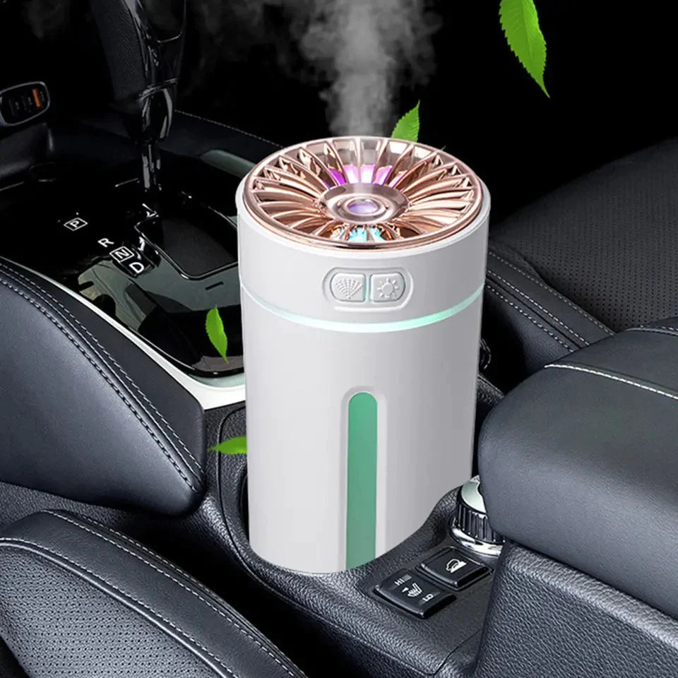 Portable Wireless Ultrasonic Air Humidifier Car Air Freshener