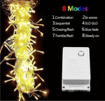 Led Curtain Lights Garland Light Outdoor Decorative Light Fairy String Light