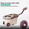 Rolling Wheel Mop For Floor Cleaning 360° Spin Mop Rotating And Bucket Set