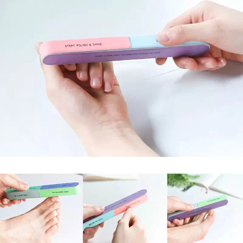 Nail Buffer 7-sided Pedicure Manicure Nail Filer Nail Shiner