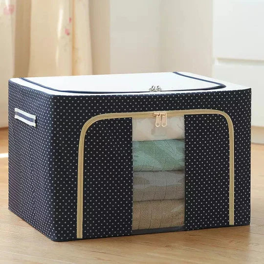 Portable Printed Large Capacity Closet Storage Organizer Waterproof