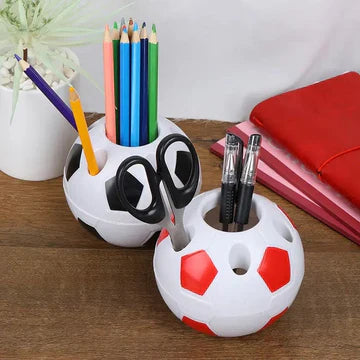 Multifunctional Football Soccer Shape Pen Pencil Holder