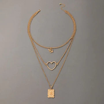 3 Layer Long Necklace