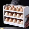 New Rotating 30 Grids 3 Tier Egg Storage Box Egg Container Organizer