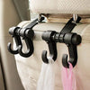 Multifunctional Portable Swivel Car Seat Back Hook Seat Clip Holder