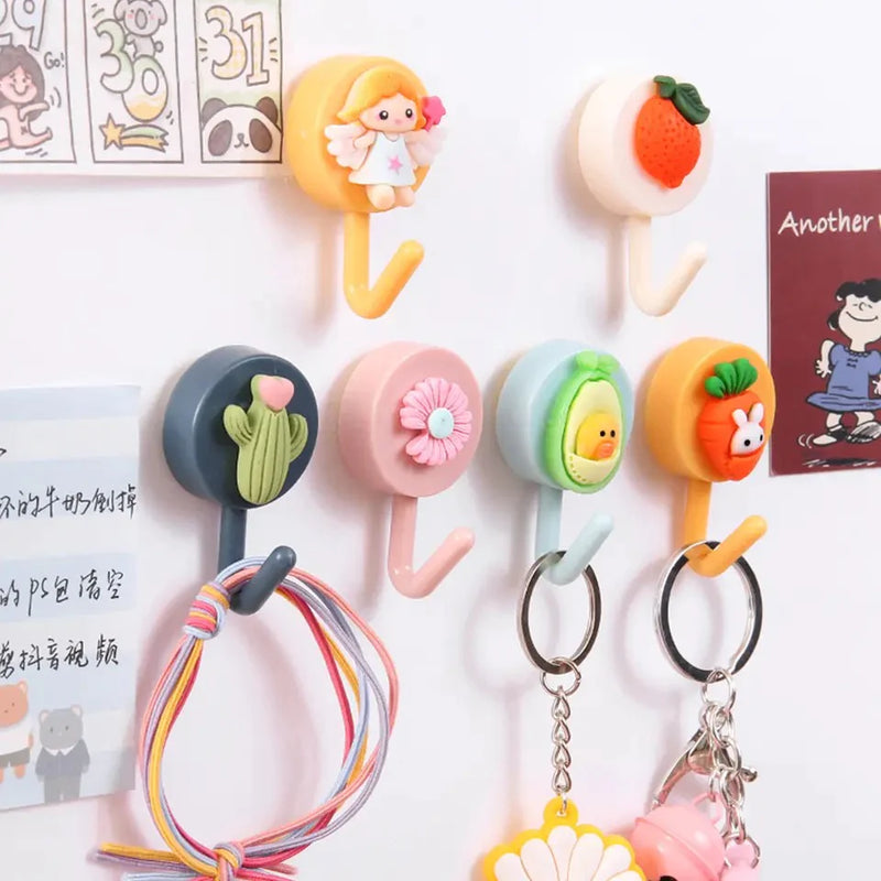 Cute Wall Hooks Key Holder 10 Pcs