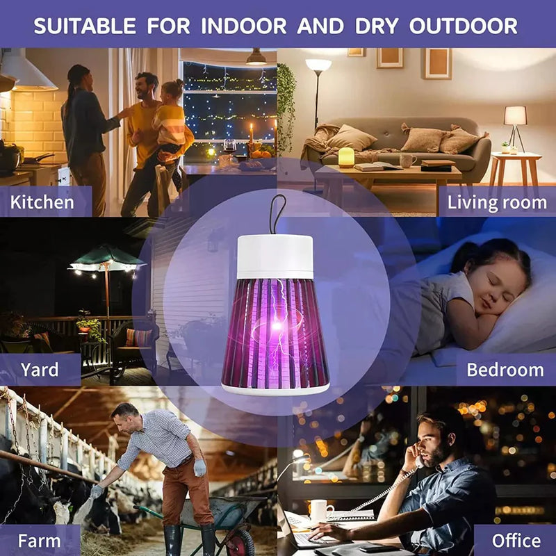 USB Operated New Electric Shock Anti Mosquito Killing Lamp