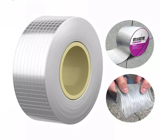 Aluminum Foil Butyl Rubber Tape High Temperature Waterproof Leak Proof