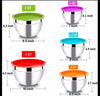 Multifunctional Stainless Steel Mixing Bowl With Lid Set Of 5