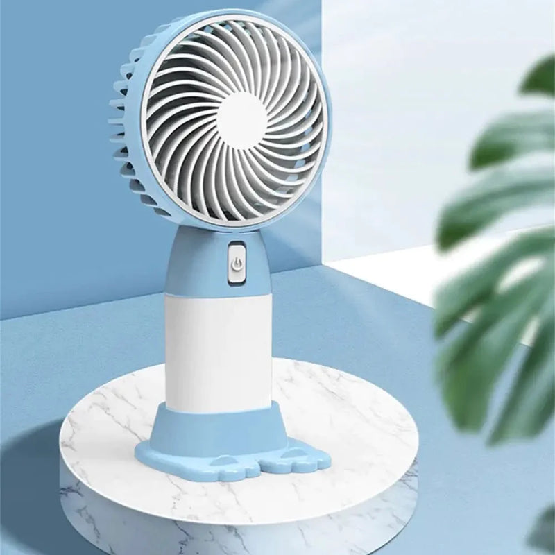 Rechargeable New Mini Portable Fan With Mobile Stand High Quality