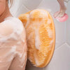 Silicone Bath Mat Shower Cushion Brush Foot Massage Mat Scrub Back Bath Brush Anti-Slip Mat Scrubber