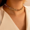 Fashion Jewellery Gold Retro Pattern Necklace