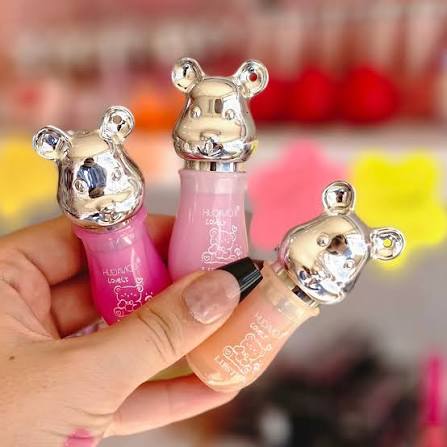 Hudamoji Teddy Bear Charm Lip Balm – Pack of 3