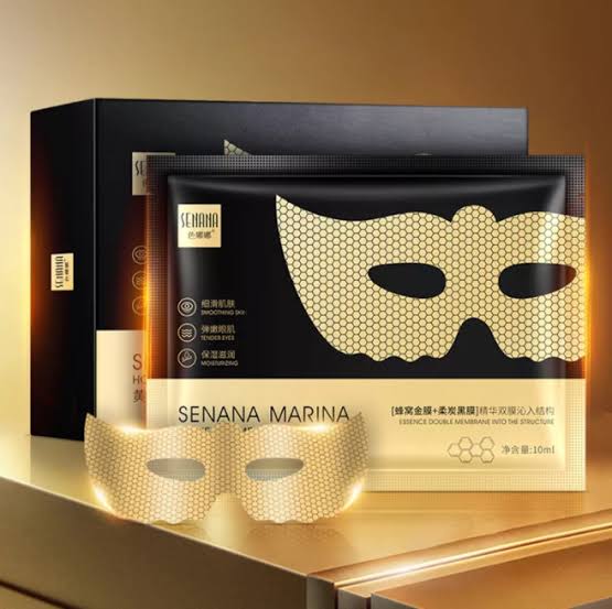 Senana Marina Golden Honeycomb Tightening Eye Mask Pack Of 10pcs