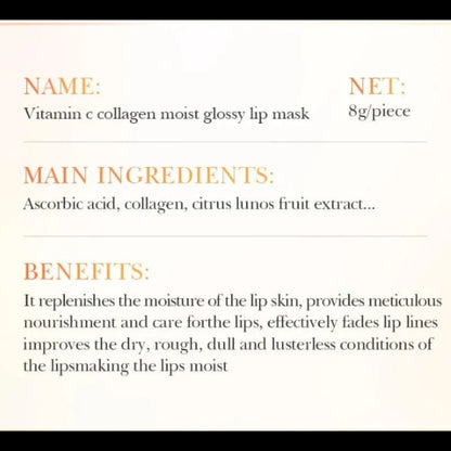 BIOAQUA Vitamin C Collagen Moist Glossy Eye Mask