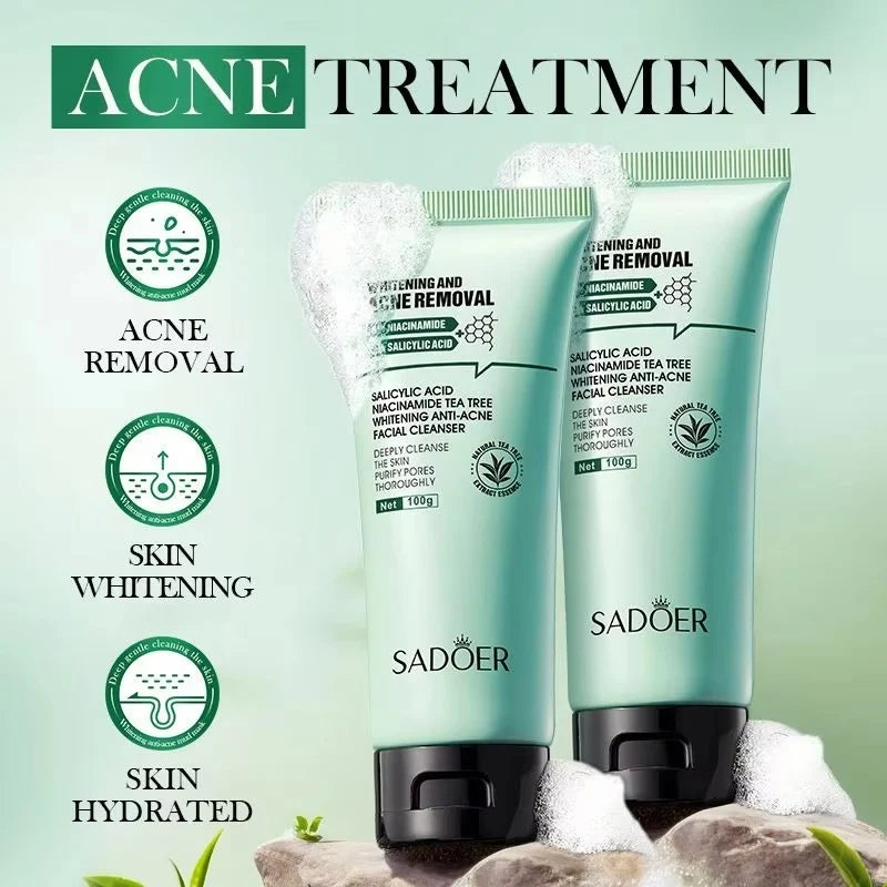 Sadoer Salicylic Acid Niacinamide Anti-Acne Cleanser – 100g