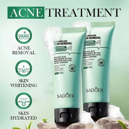 Sadoer Salicylic Acid Niacinamide Anti-Acne Cleanser – 100g