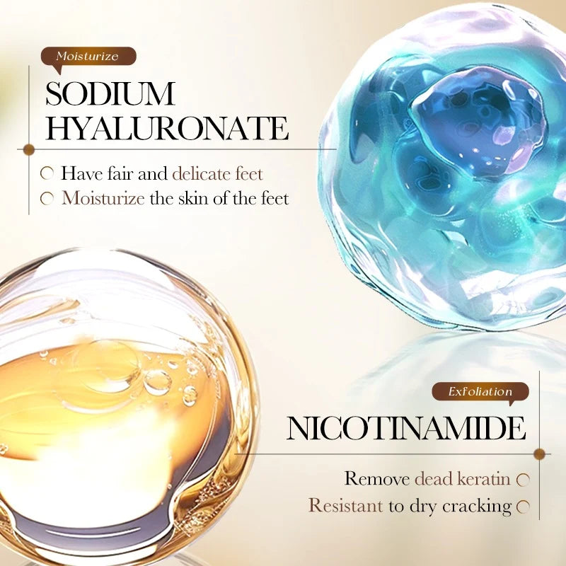 Bioaqua Rice Exfoliating Smooth Foot Mask 35ml