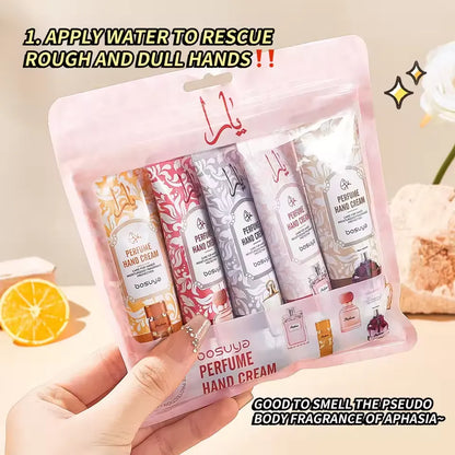 Bosuya Yara Perfume Hand Cream Set – 5 Pieces