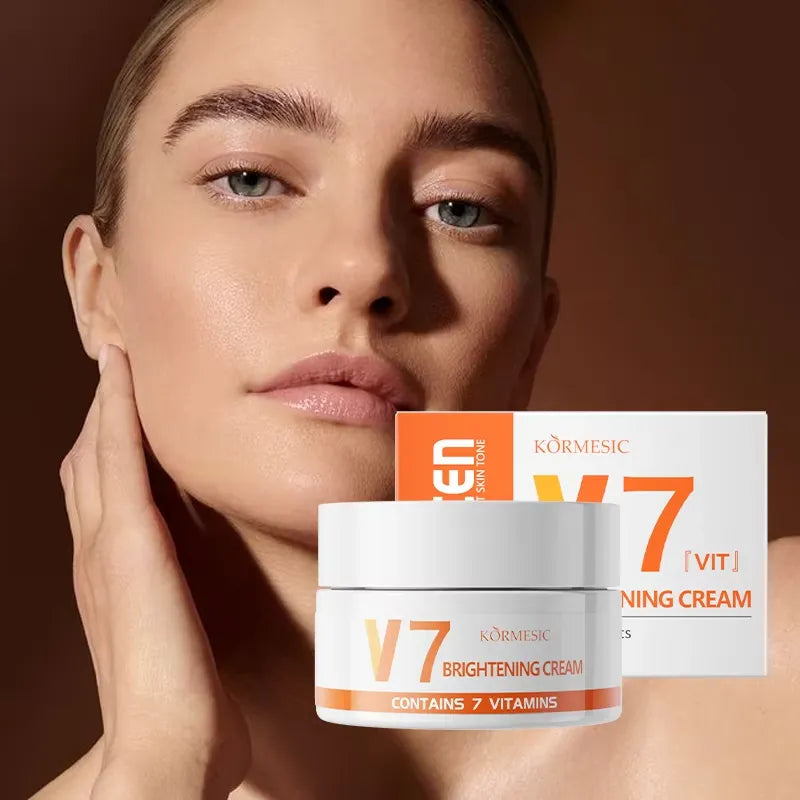 Kormesic V7 Brightening Lightens Spots Radiant Skin Face Cream 40g