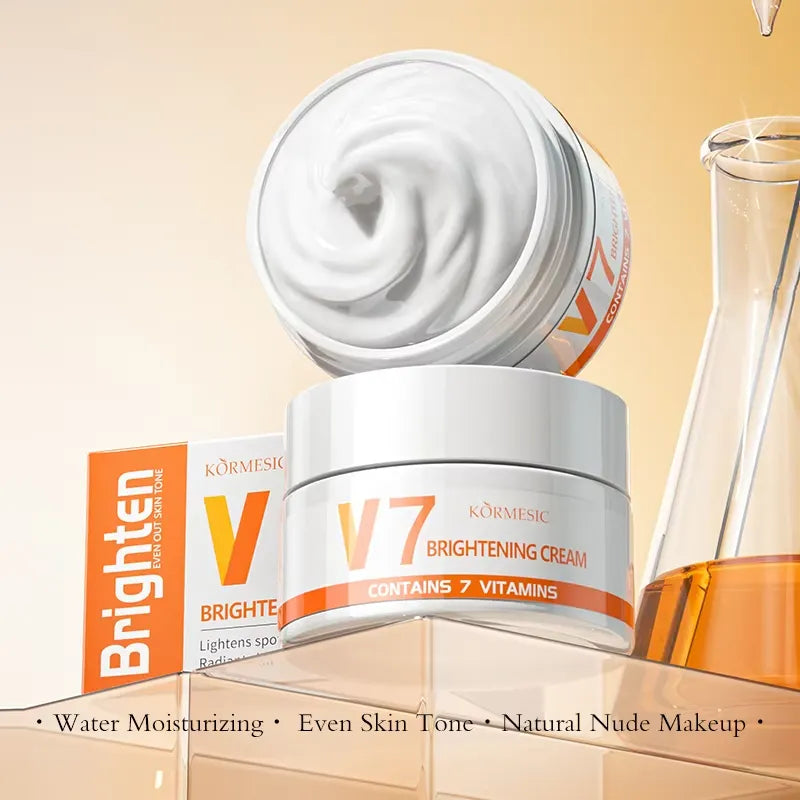 Kormesic V7 Brightening Lightens Spots Radiant Skin Face Cream 40g