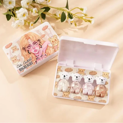 Color Castle Bear Highlighter 4 Pcs Set
