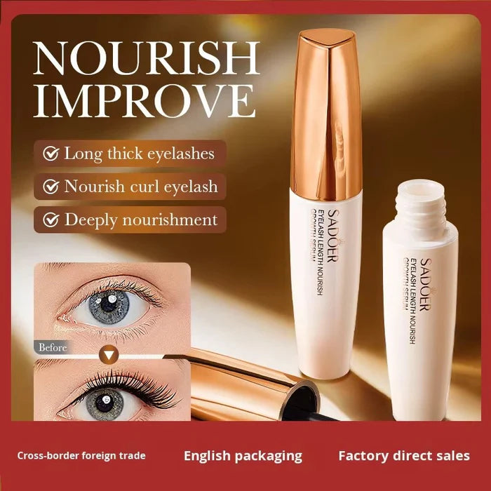 Sadoer Eyelash Growth Serum - Lengthen & Strengthen Lash Serum 10ml